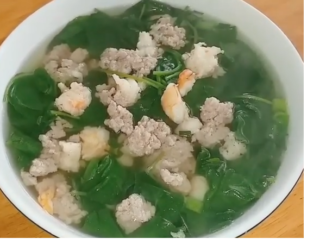Cách nấu canh rau má tôm thịt