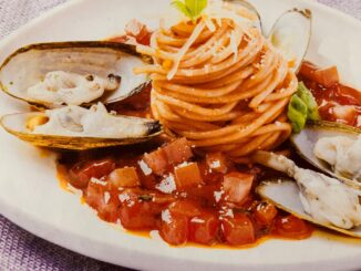 Mì spaghetti xốt chem chép