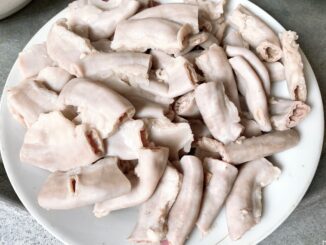 Cách luộc lòng heo